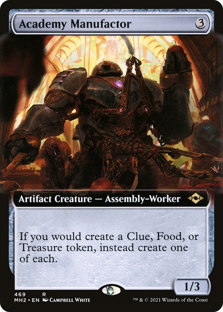 Academy Manufactor (Extended Art) (MH2-469) [Modern Horizons 2] Foil