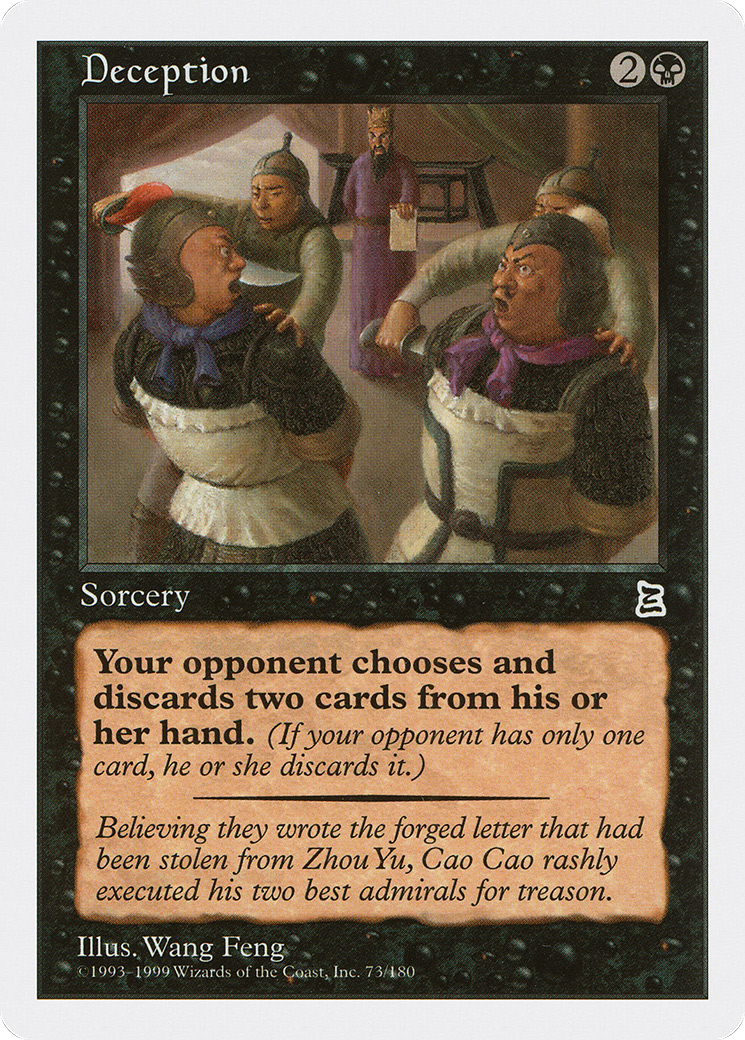 Deception (PTK-073) [Portal Three Kingdoms]
