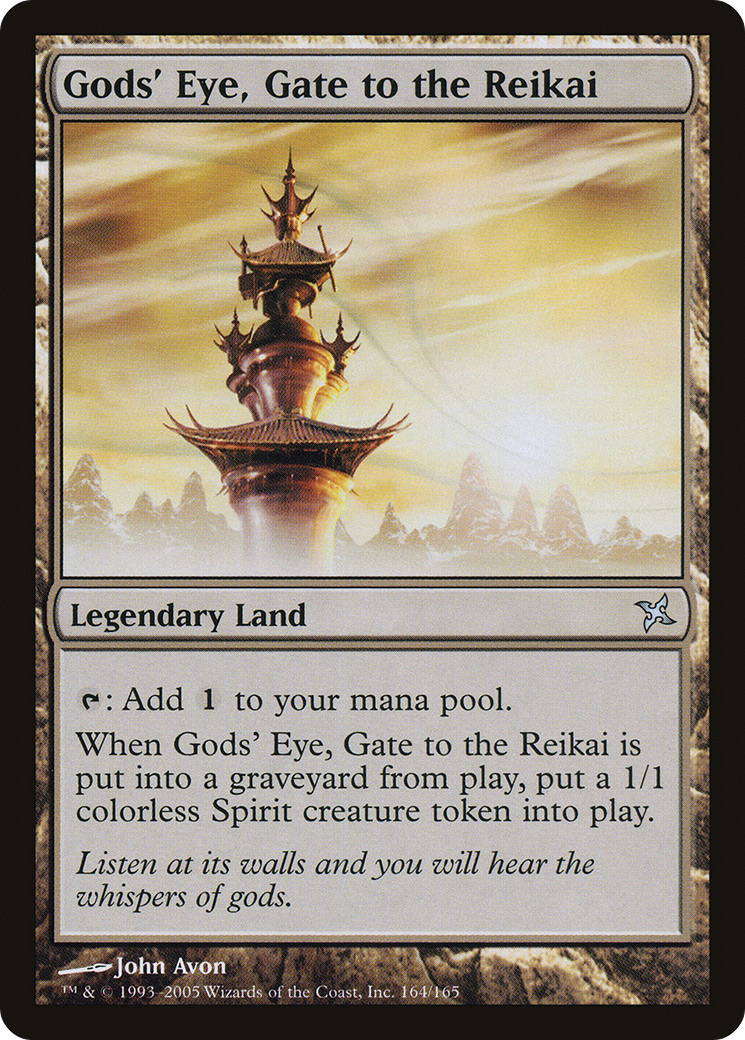 Gods' Eye, Gate to the Reikai (BOK-164) [Betrayers of Kamigawa]