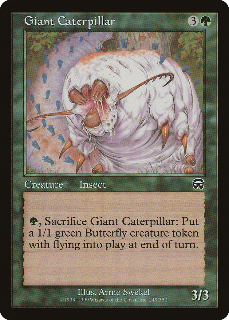 Giant Caterpillar (MMQ-249) [Mercadian Masques] Foil