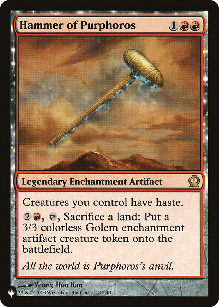 Hammer of Purphoros (LIST-THS-124) [The List]