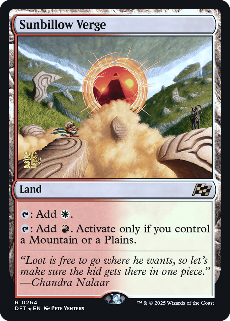 Sunbillow Verge (PRE-264) [Prerelease Cards] Foil