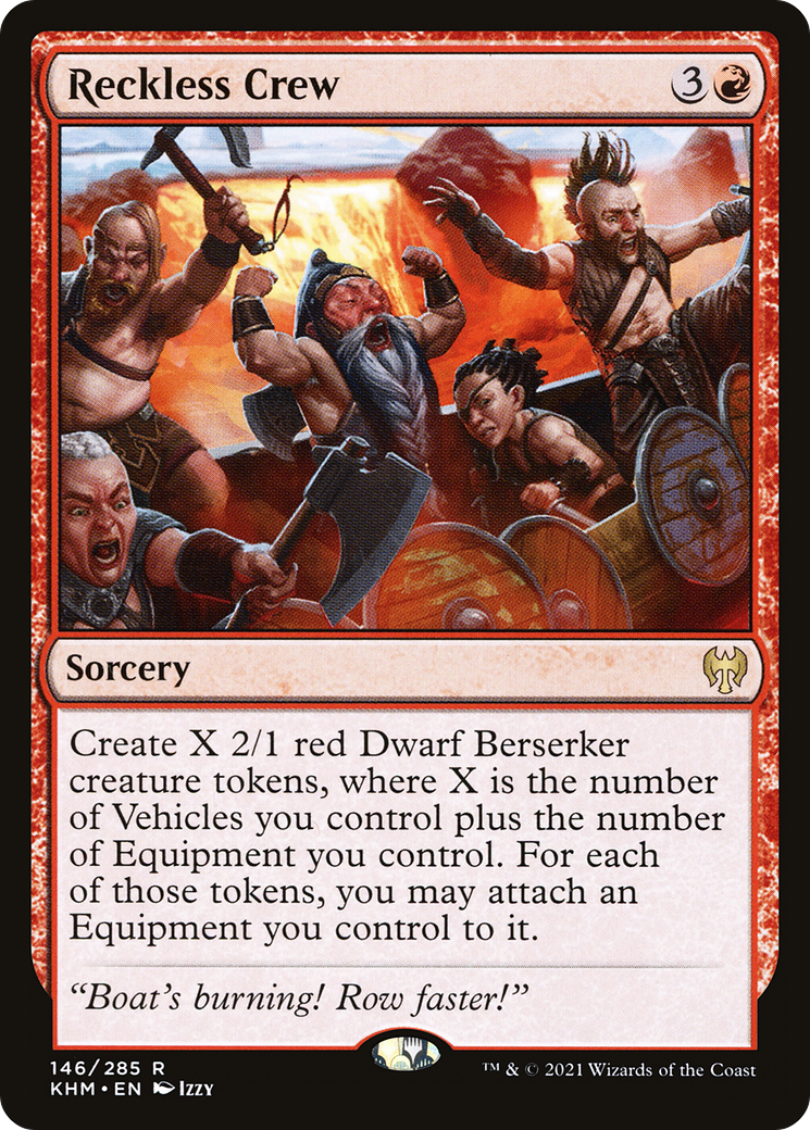 Reckless Crew (KHM-146) [Kaldheim] Foil