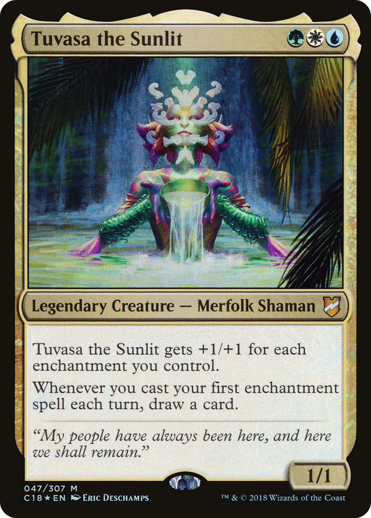 Tuvasa the Sunlit (C18-047) [Commander 2018] Foil
