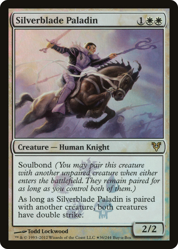 Silverblade Paladin (BABP-036) [Avacyn Restored Promos] Foil