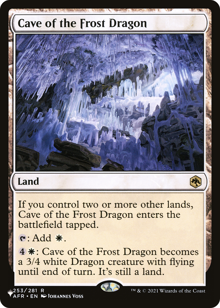 Cave of the Frost Dragon (LIST-AFR-253) [The List]