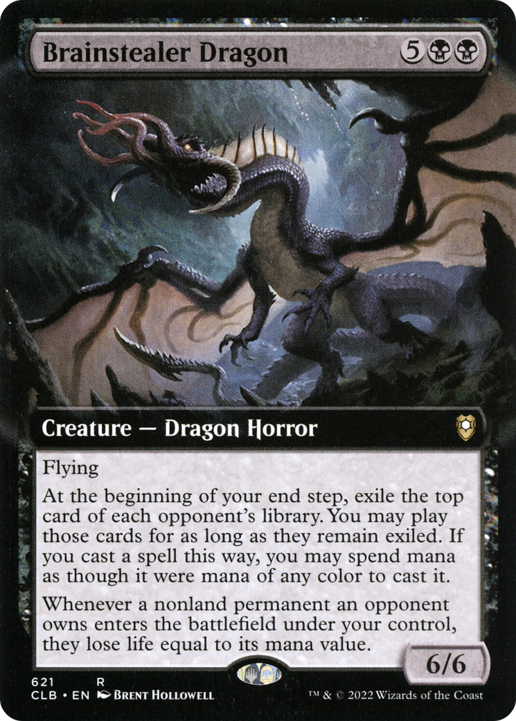 Brainstealer Dragon (Extended Art) (CLB-621) [Commander Legends: Battle for Baldur's Gate]