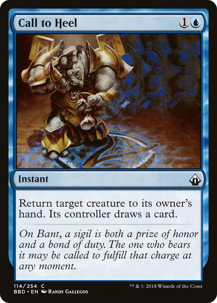 Call to Heel (BBD-114) [Battlebond] Foil