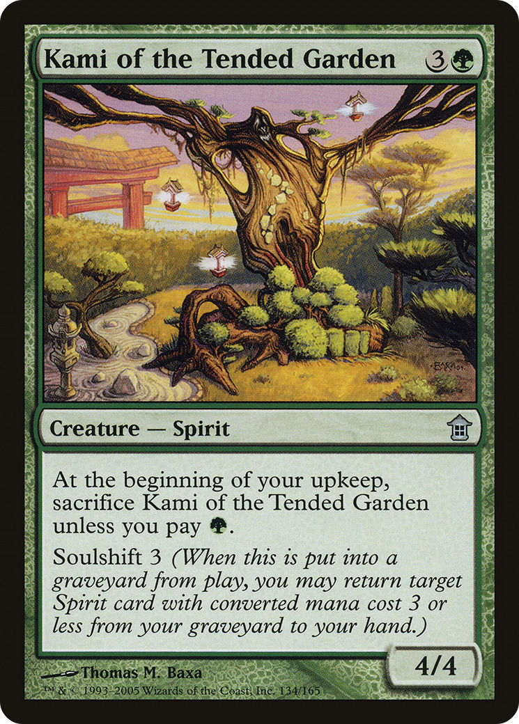 Kami of the Tended Garden (SOK-134) [Saviors of Kamigawa] Foil