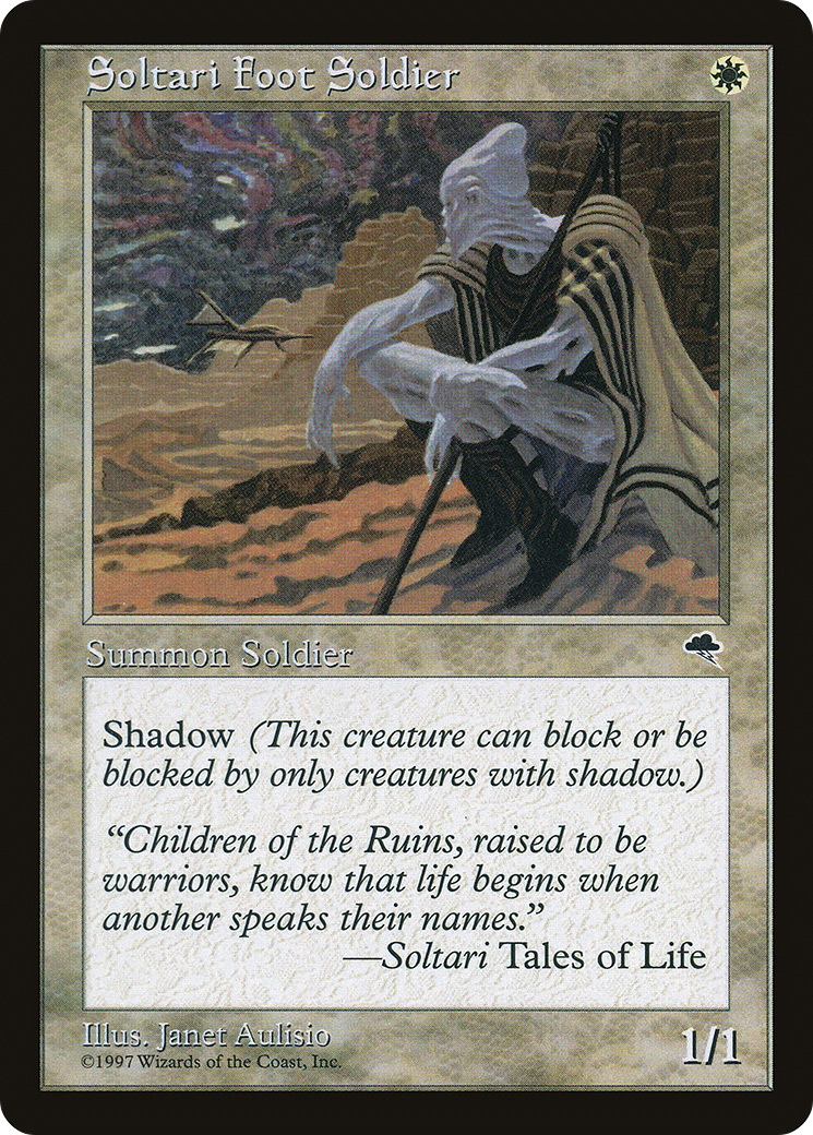 Soltari Foot Soldier (TMP-043) [Tempest]