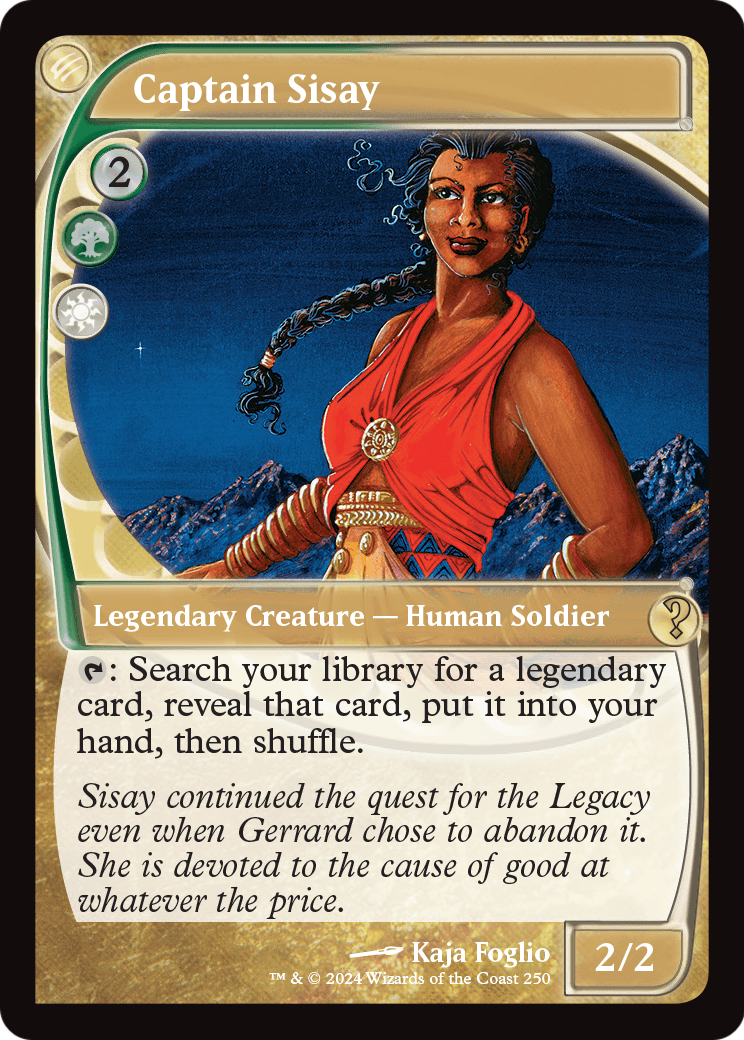 Captain Sisay (Future Sight) (MB2-250) [Mystery Booster 2] Foil