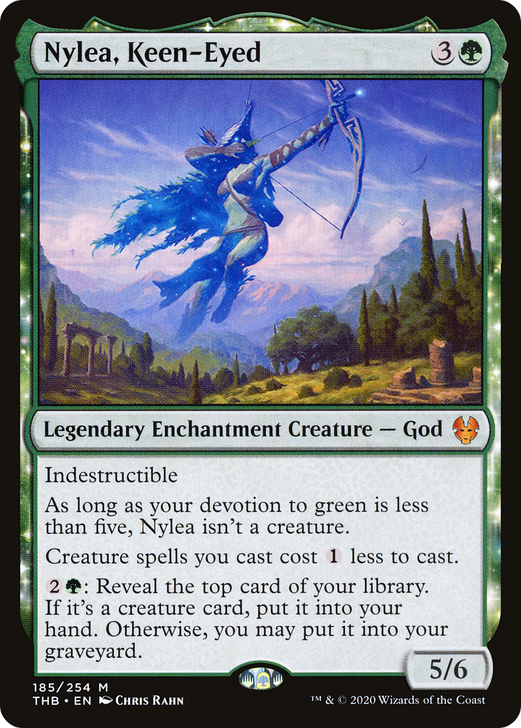 Nylea, Keen-Eyed (THB-185) [Theros Beyond Death] Foil