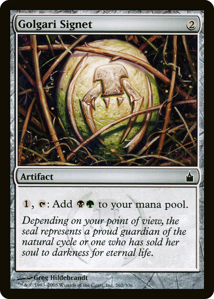 Golgari Signet (RAV-262) [Ravnica: City of Guilds]
