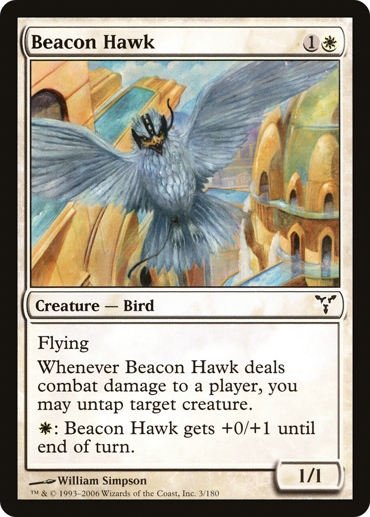 Beacon Hawk (DIS-003) [Dissension] Foil