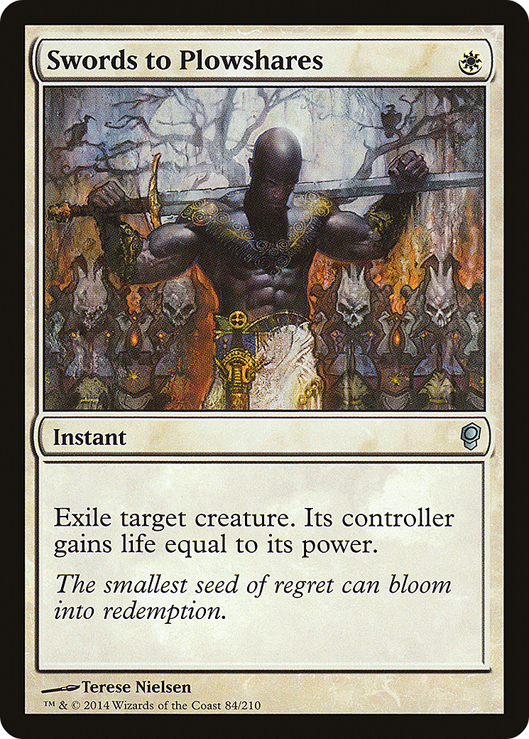 Swords to Plowshares (CNS-084) [Conspiracy] Foil