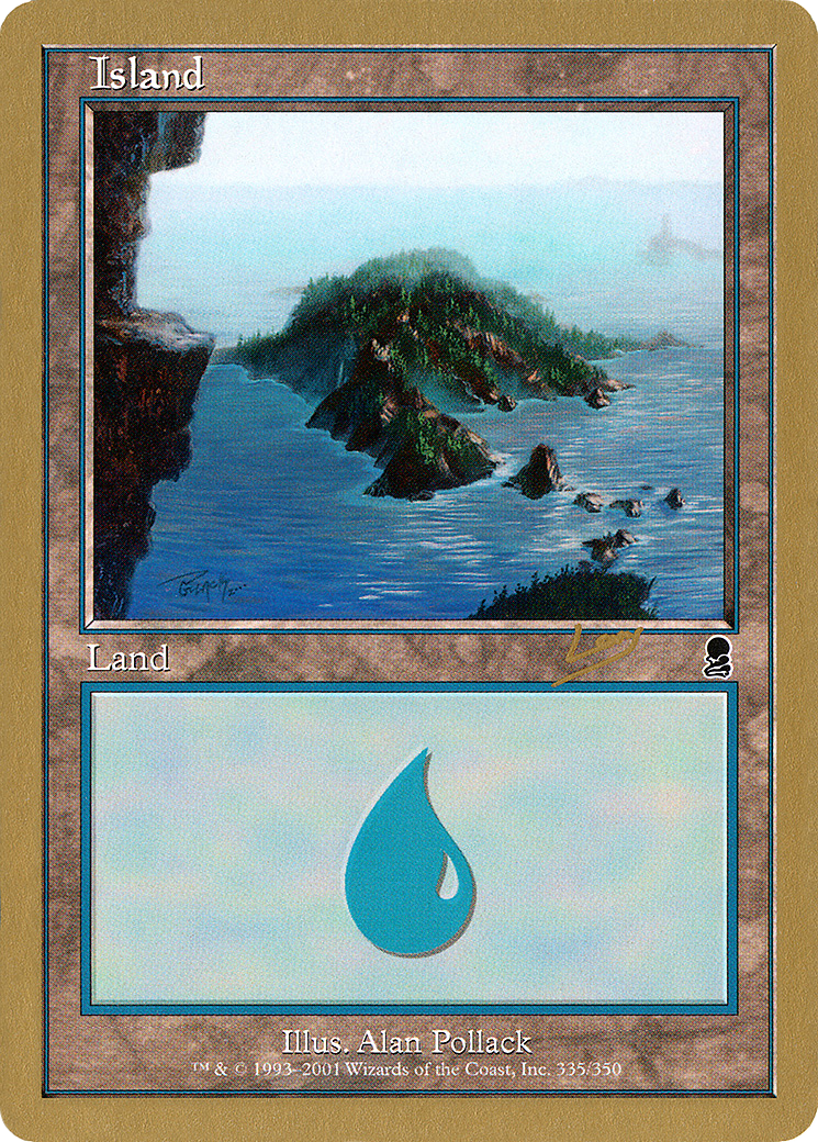 Island (335) - 2002 Raphael Levy (ODY) [World Championship Decks 2002]