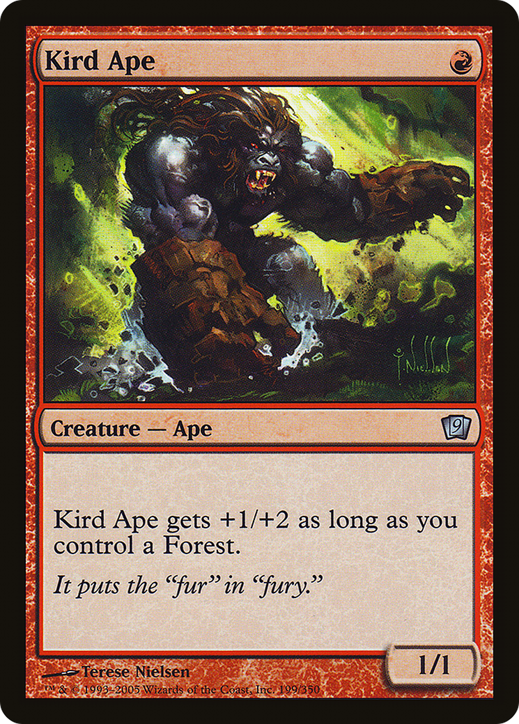 Kird Ape (9ED-199) [9th Edition] Foil
