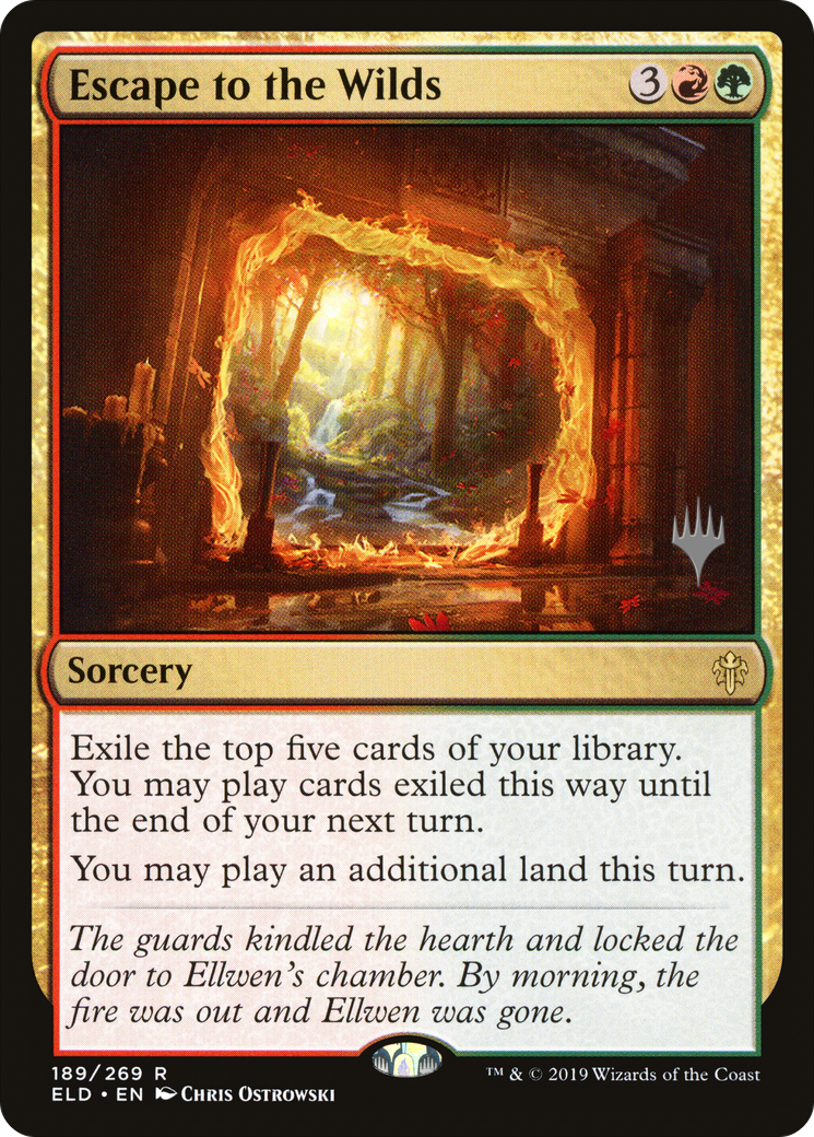 Escape to the Wilds (PPELD-189) [Promo Pack: Throne of Eldraine Promos]