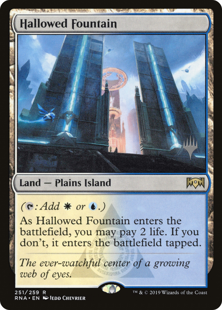 Hallowed Fountain (PPELD-251) [Promo Pack: Ravnica Allegiance Promos]