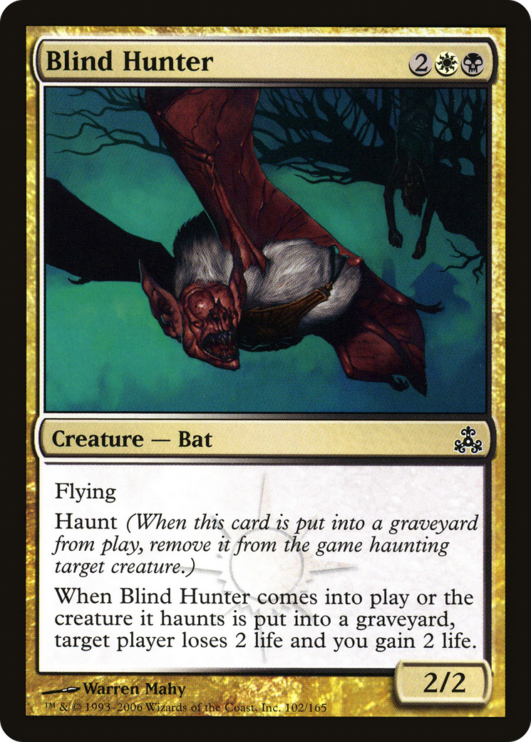 Blind Hunter (GPT-102) [Guildpact] Foil