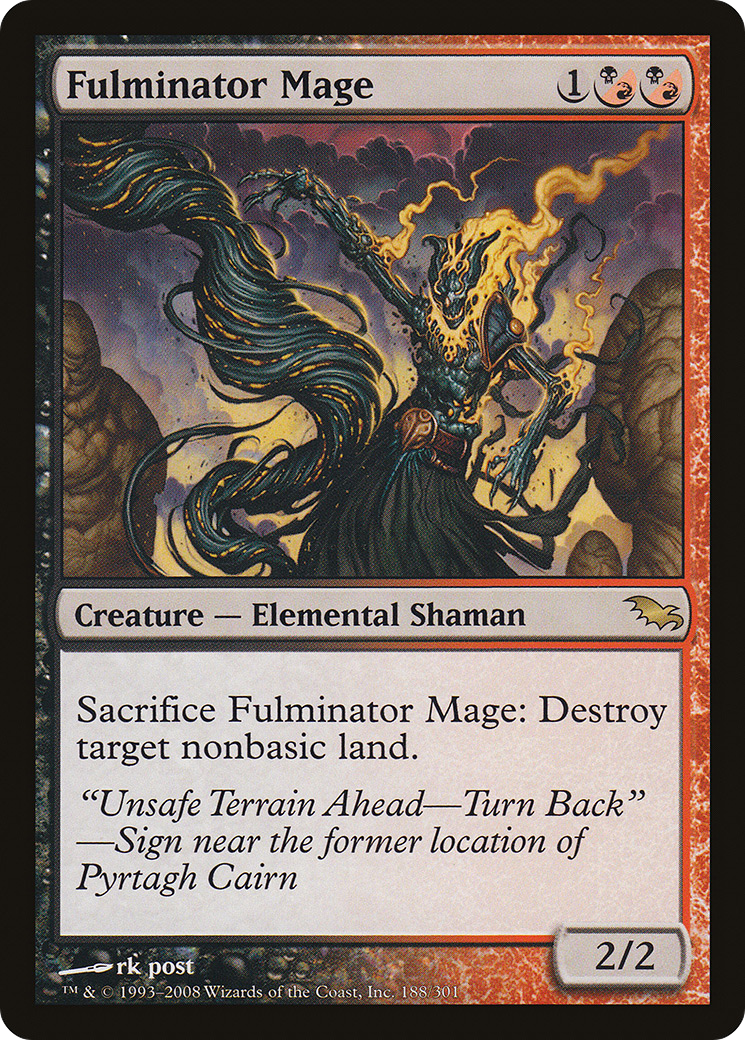 Fulminator Mage (SHM-188) [Shadowmoor] Foil