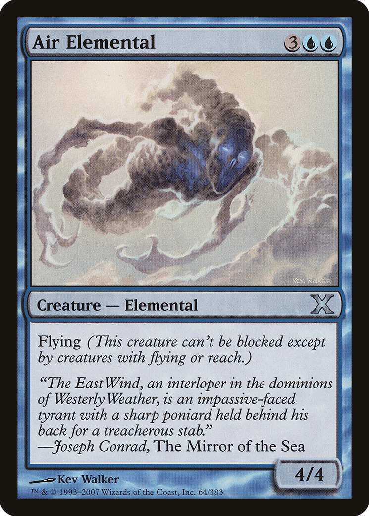 Air Elemental (10E-064) [Tenth Edition]