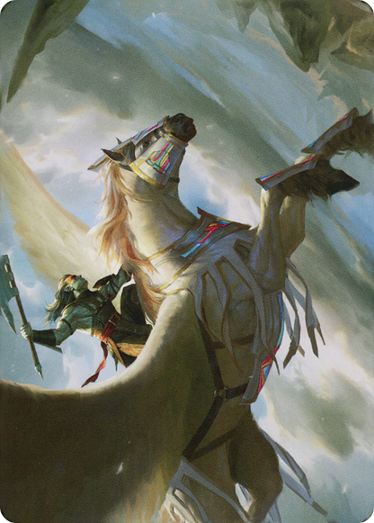 Cleaving Skyrider // Cleaving Skyrider (ADMU-005) (Borderless) [Dominaria United Art Series] Foil