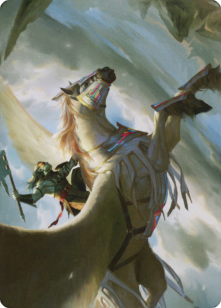 Cleaving Skyrider // Cleaving Skyrider (ADMU-005) (Borderless) [Dominaria United Art Series]