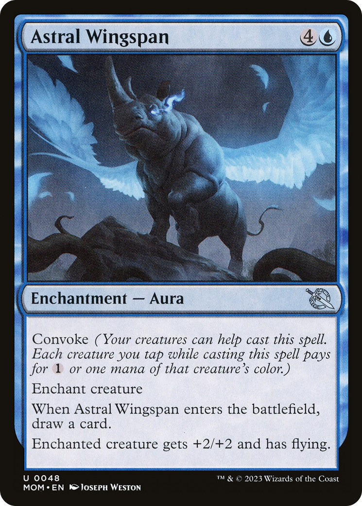 Astral Wingspan (MOM-048) [March of the Machine] Foil