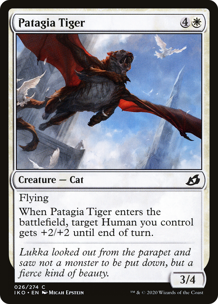 Patagia Tiger (IKO-026) [Ikoria: Lair of Behemoths] Foil