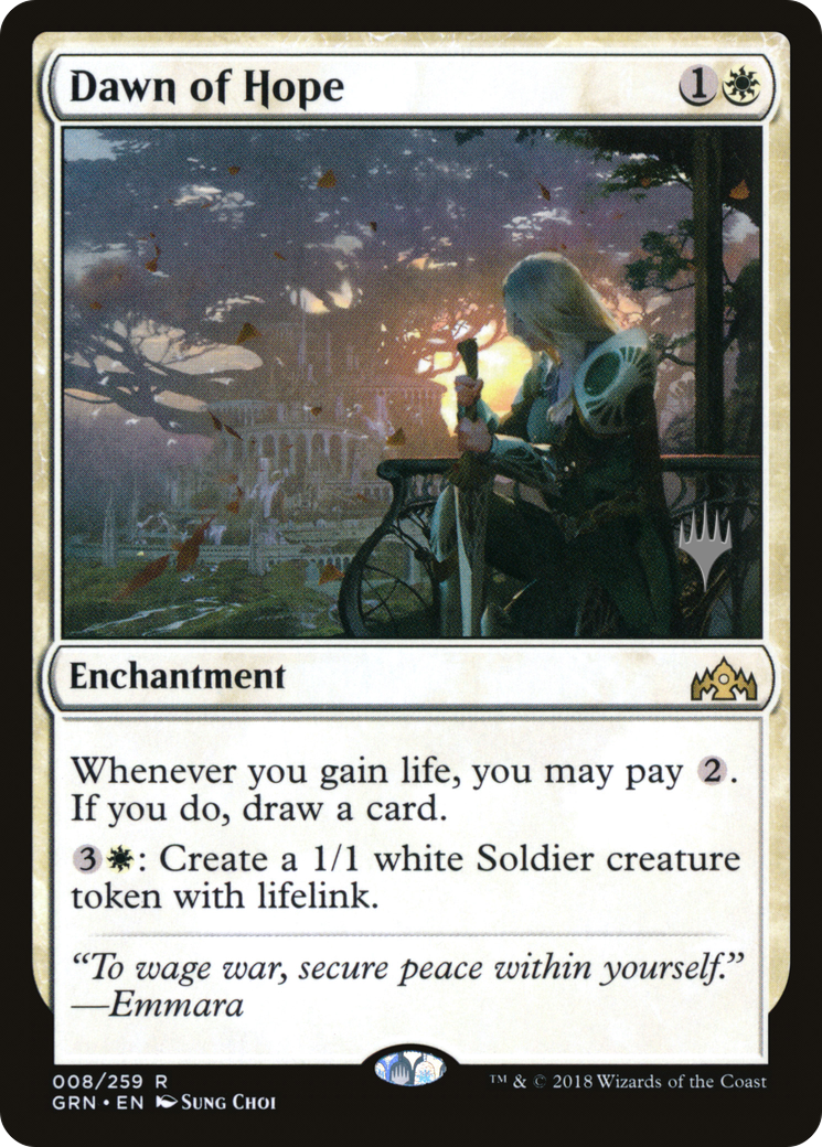 Dawn of Hope (PPTHB-008) [Promo Pack: Guilds of Ravnica Promos]