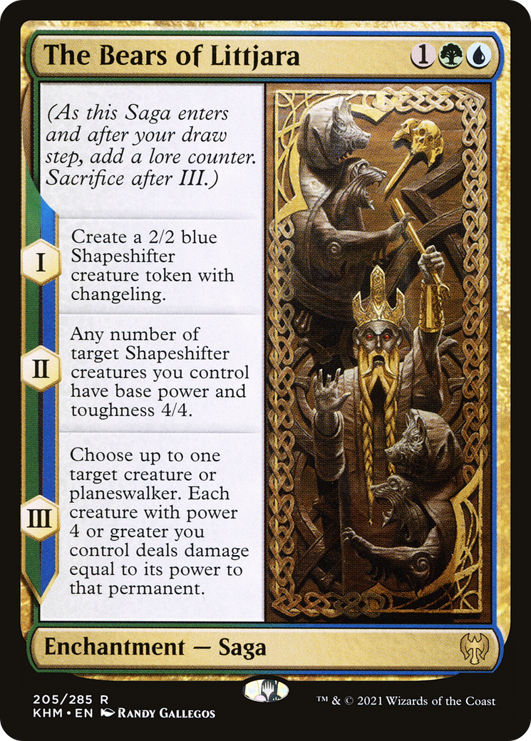 The Bears of Littjara (KHM-205) [Kaldheim] Foil