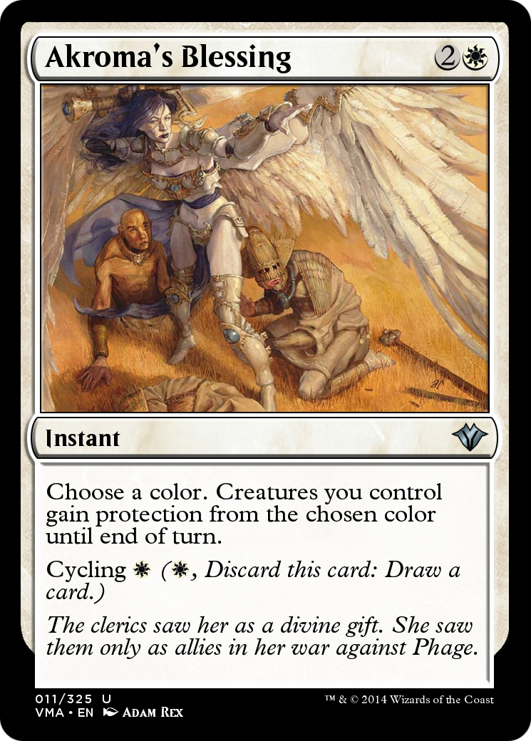 Akroma's Blessing (VMA-011) [Vintage Masters] Foil