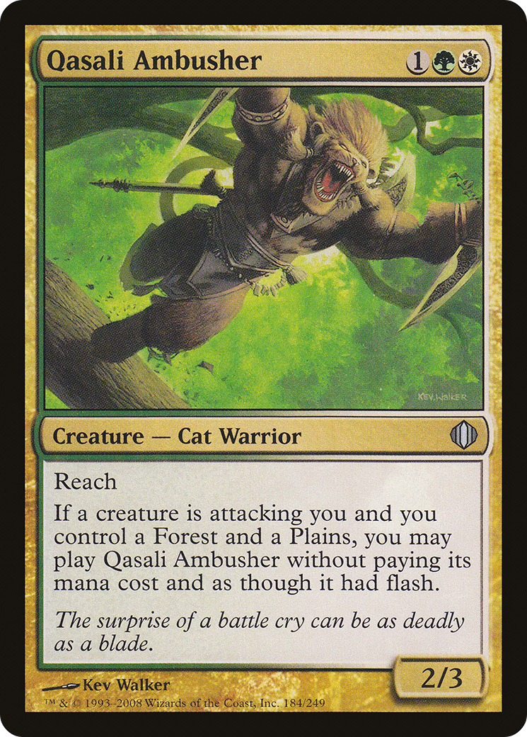 Qasali Ambusher (ALA-184) [Shards of Alara] Foil