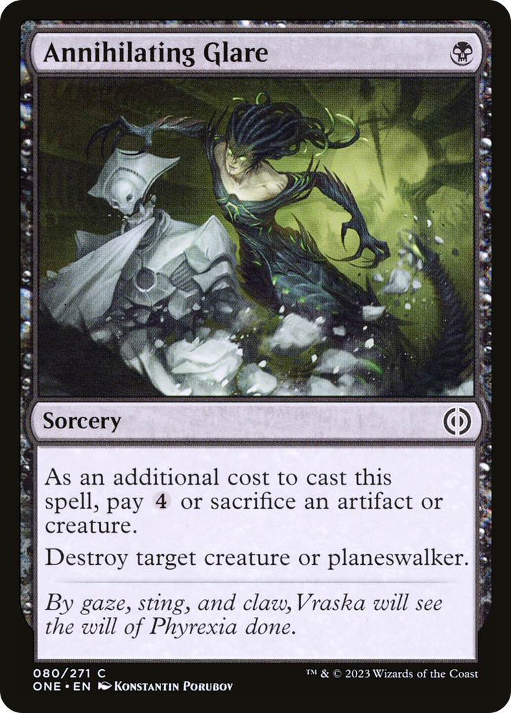 Annihilating Glare (ONE-080) [Phyrexia: All Will Be One]