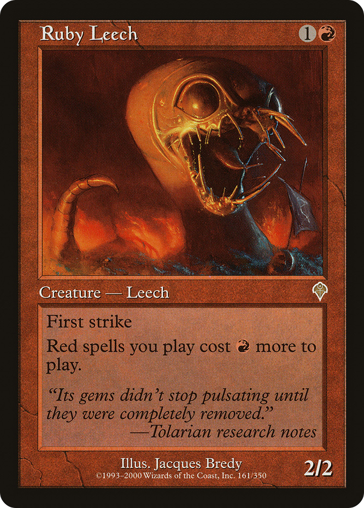 Ruby Leech (INV-161) [Invasion]