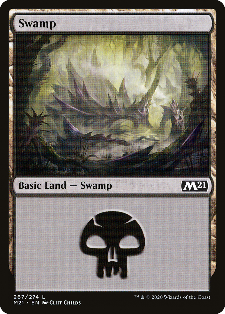 Swamp (M21-267) [Core Set 2021]