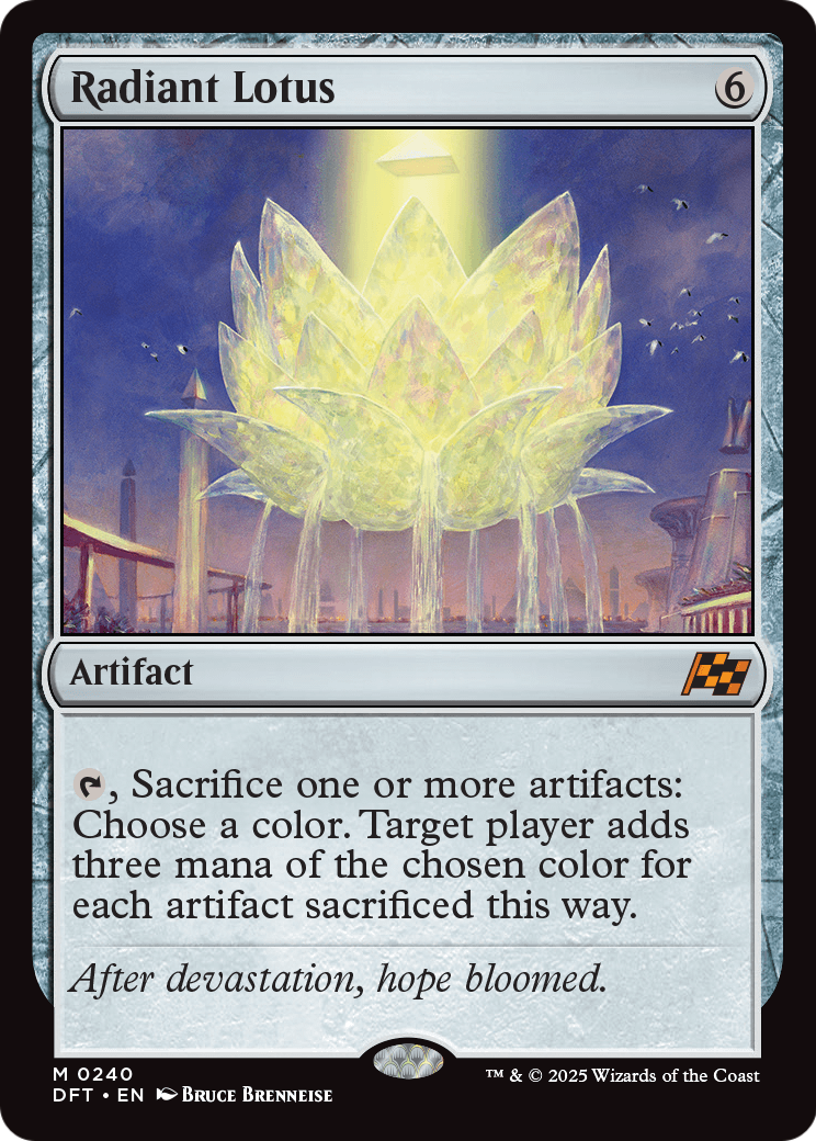 Radiant Lotus (DFT-240) [Aetherdrift] Foil