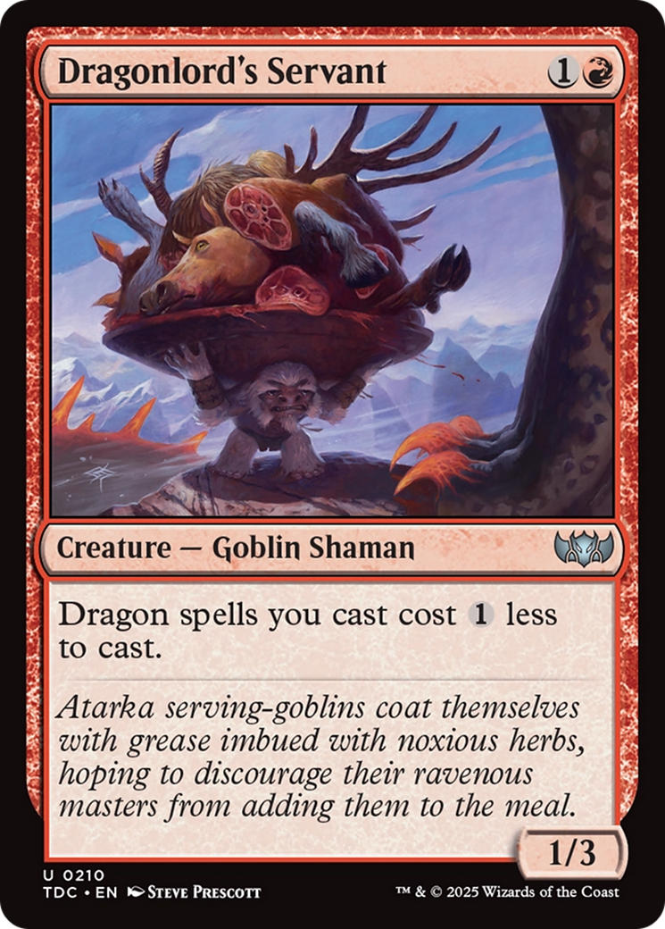Dragonlord's Servant (TDC-210) [Commander: Tarkir: Dragonstorm]