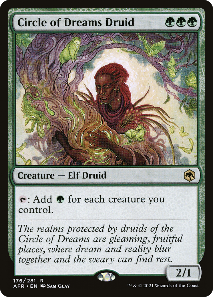 Circle of Dreams Druid (AFR-176) [Adventures in the Forgotten Realms] Foil