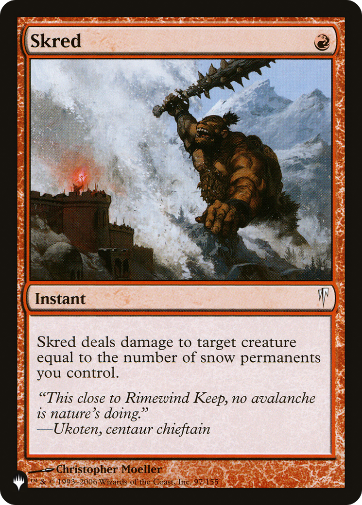 Skred (LIST-CSP-97) [The List]