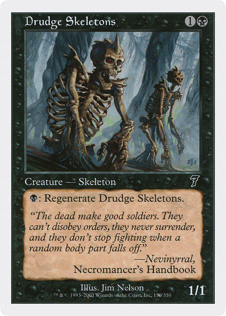 Drudge Skeletons (7ED-130) [7th Edition]