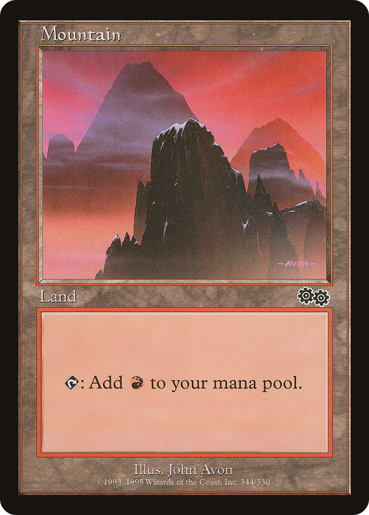 Mountain (USG-344) [Urza's Saga]