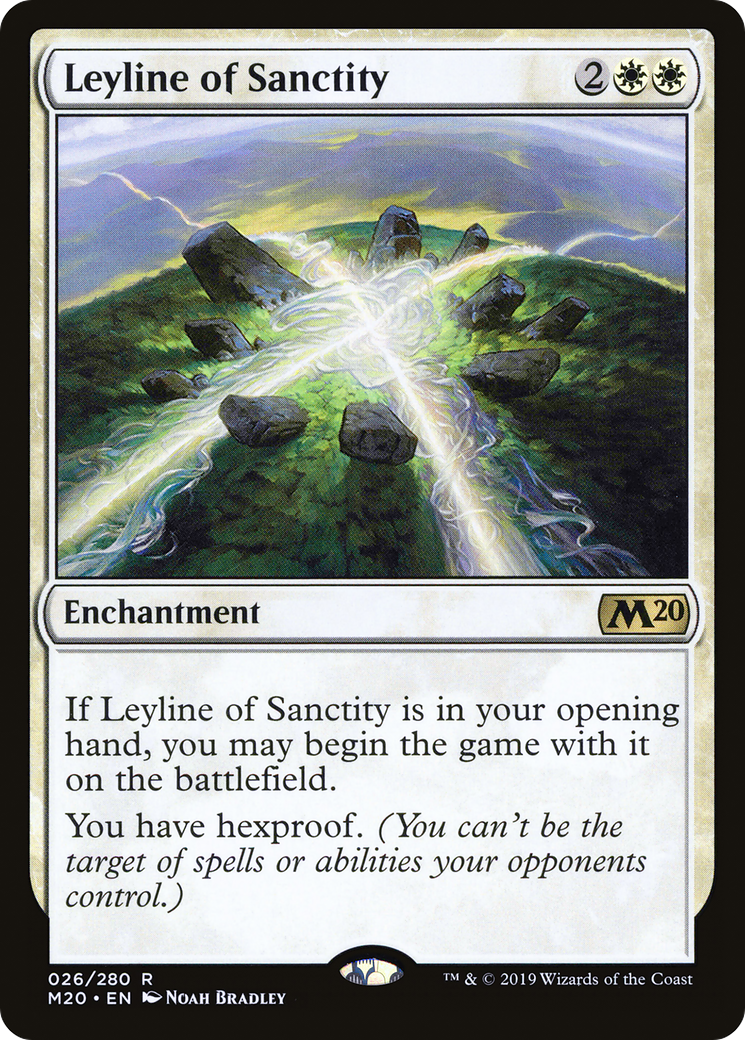 Leyline of Sanctity (M20-026) [Core Set 2020]