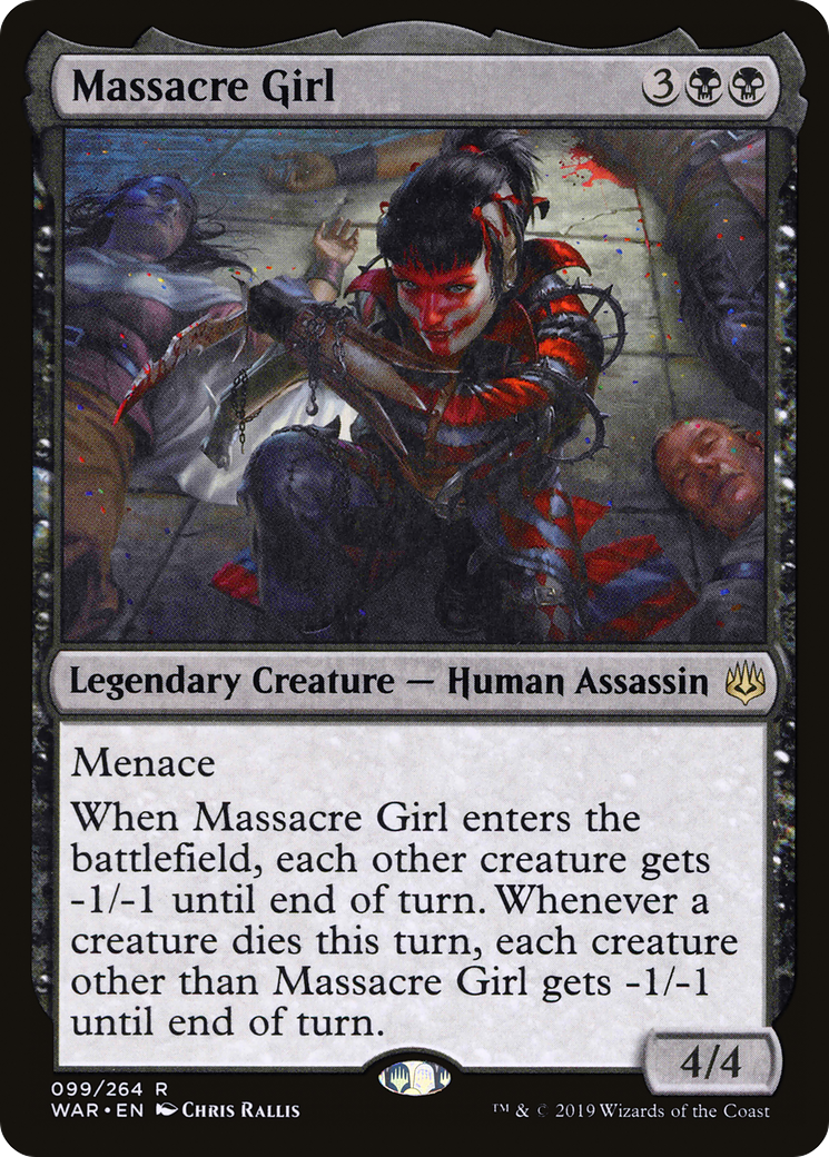 Massacre Girl (WAR-099) [War of the Spark] Foil