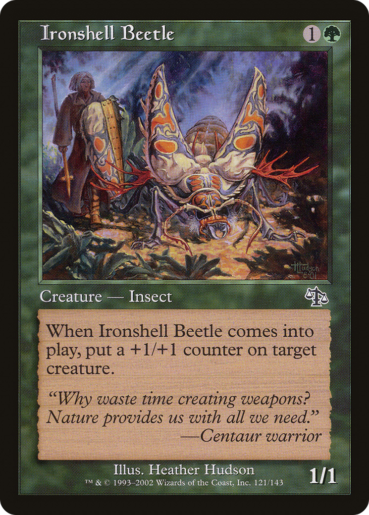 Ironshell Beetle (JUD-121) [Judgment] Foil