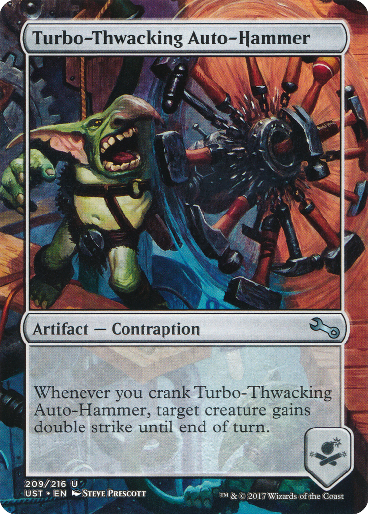 Turbo-Thwacking Auto-Hammer (UST-209) (Borderless) [Unstable] Foil