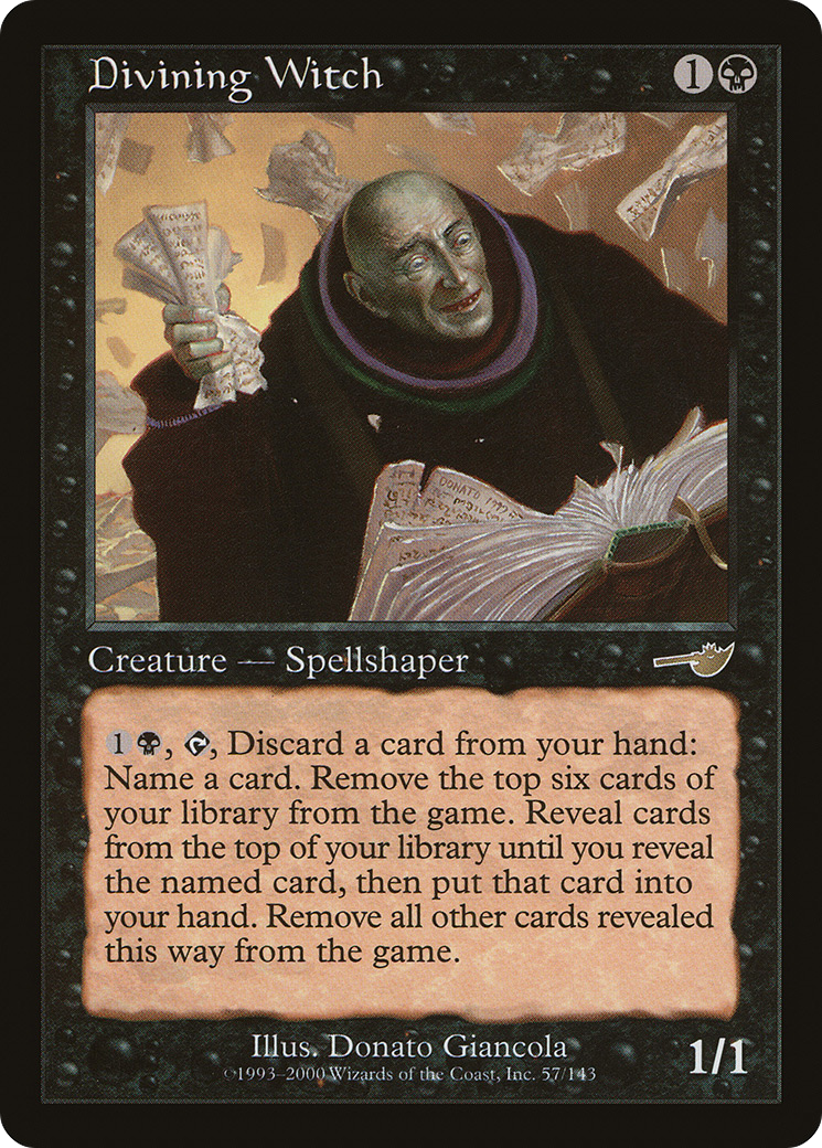 Divining Witch (NMS-057) [Nemesis] Foil