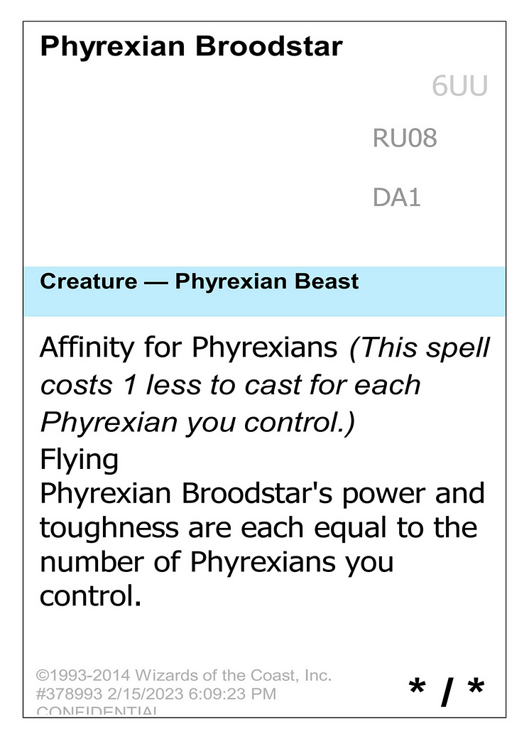 Phyrexian Broodstar [Unknown Event]