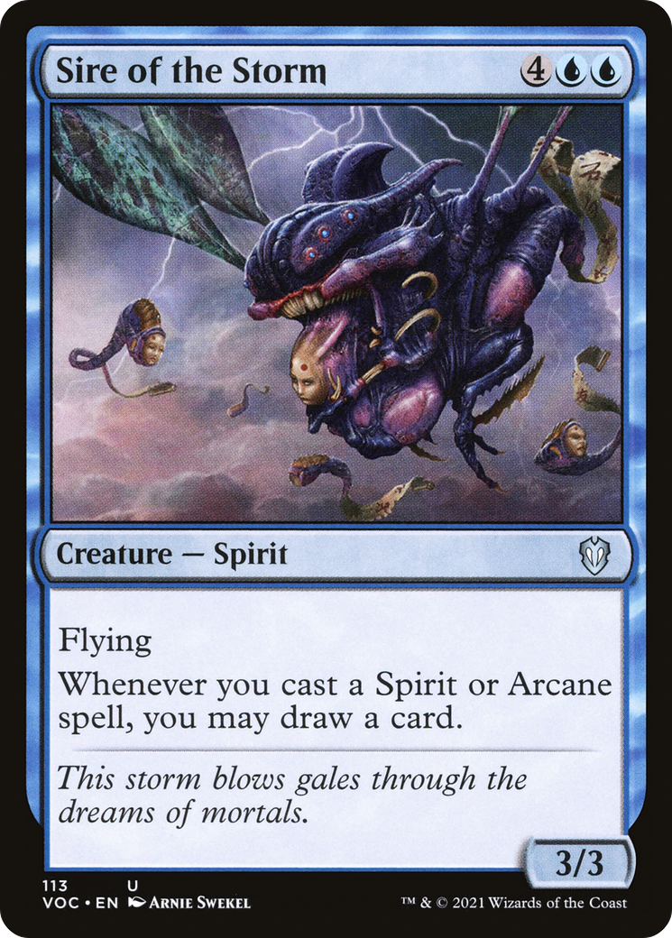 Sire of the Storm (VOC-113) [Crimson Vow Commander]